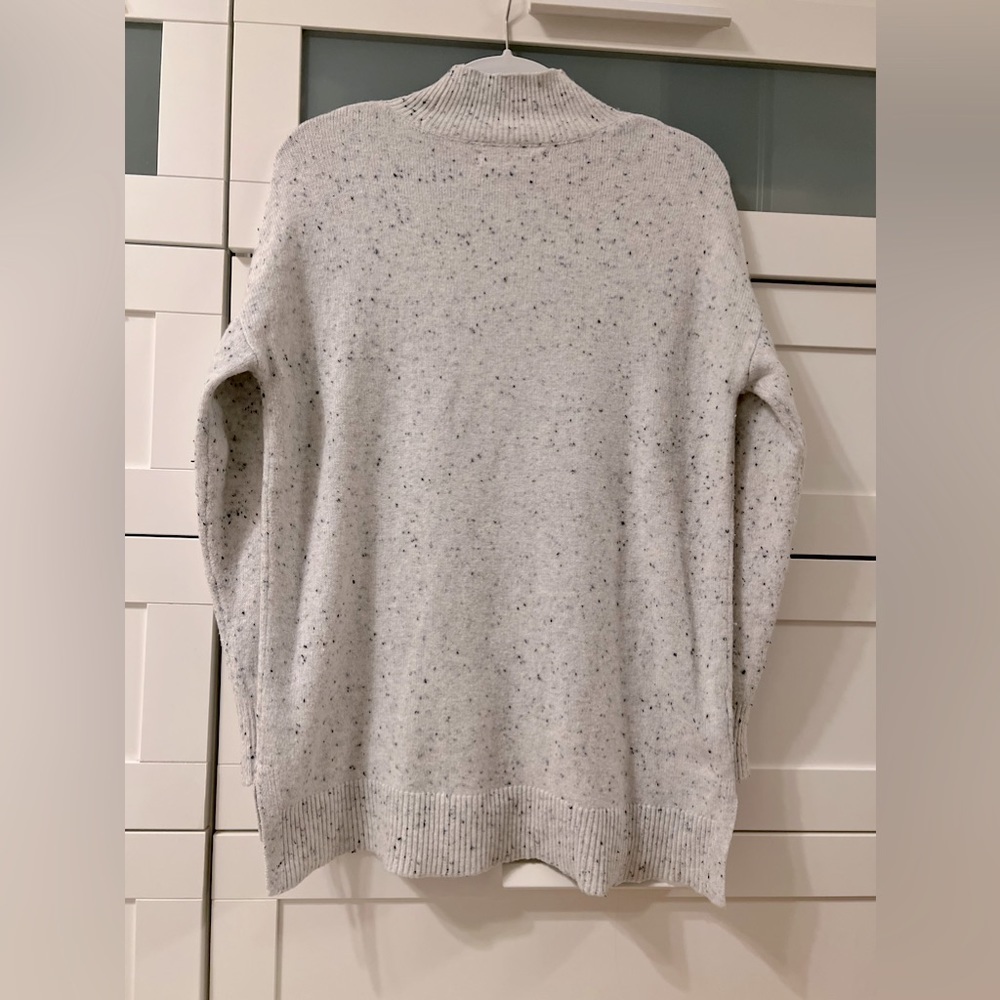 Loft Flecked Turtleneck Tunic Sweater - Picture 7 of 9